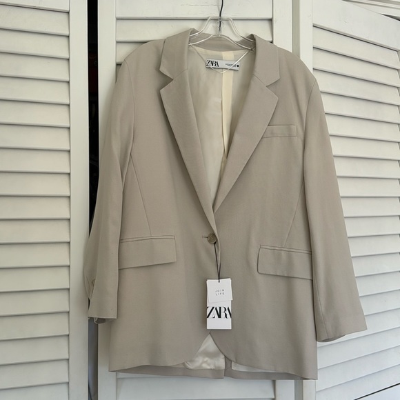 BRAND NEW Zara Oversized Blazer Size XS - Picture 2 of 6